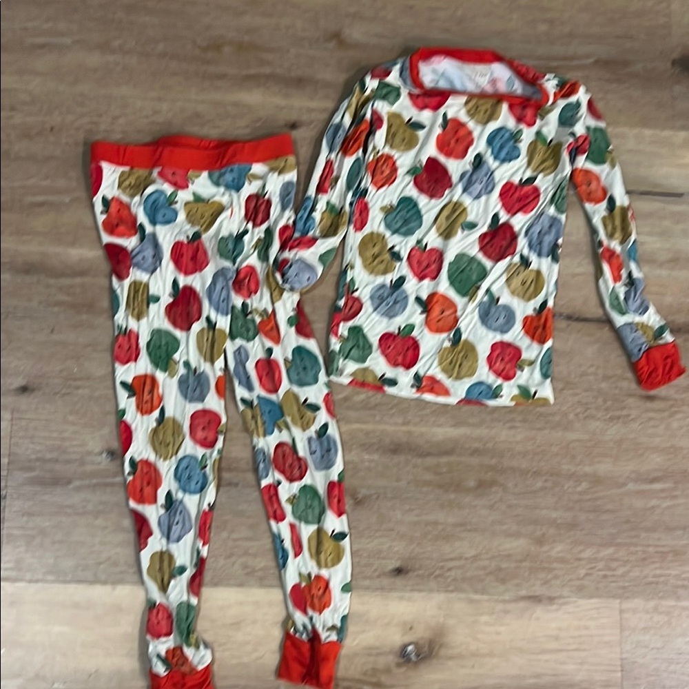 Little Sleepies Apple Pajamas 5/6